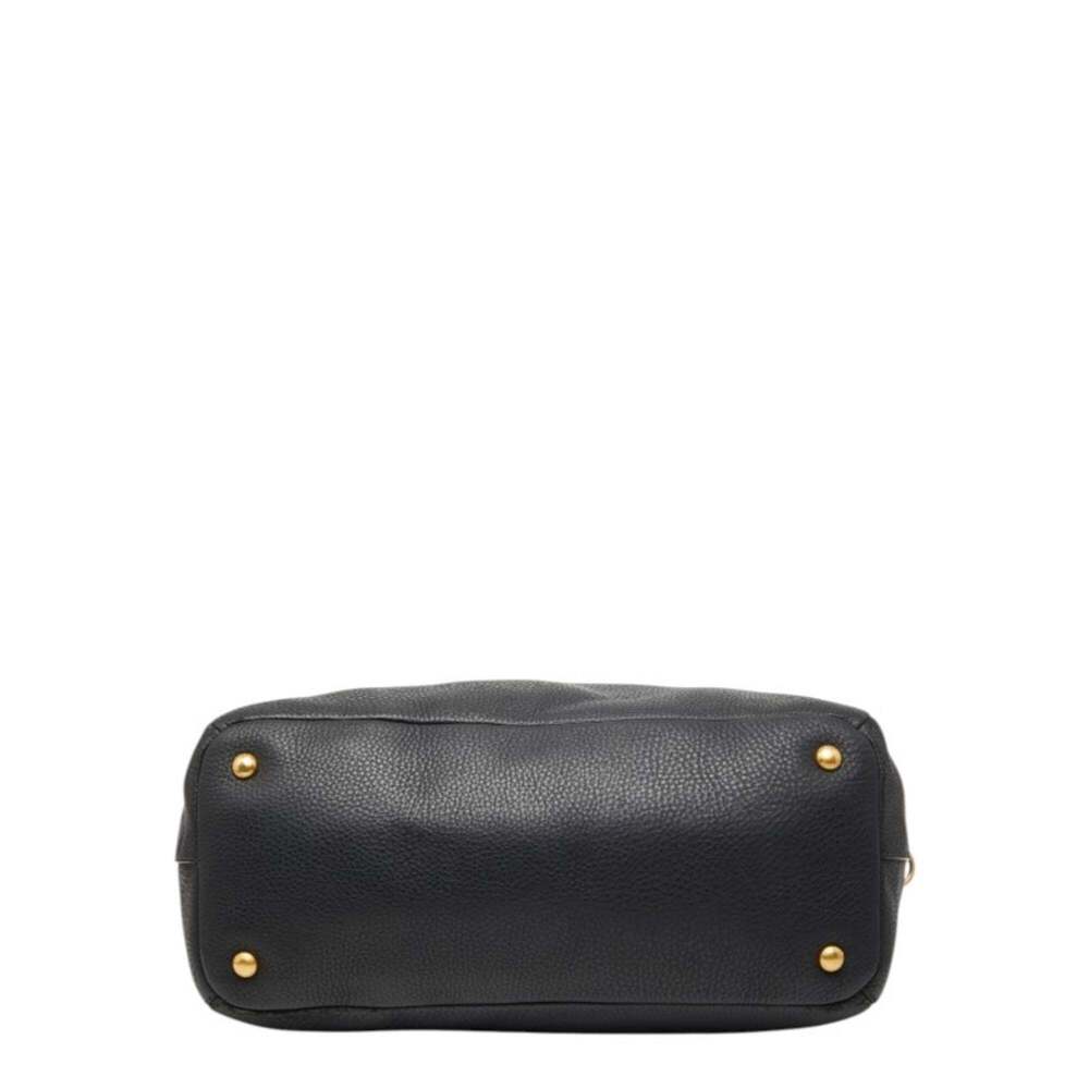 PRADA Black Leather Shoulder Bag - Picture 3 of 13